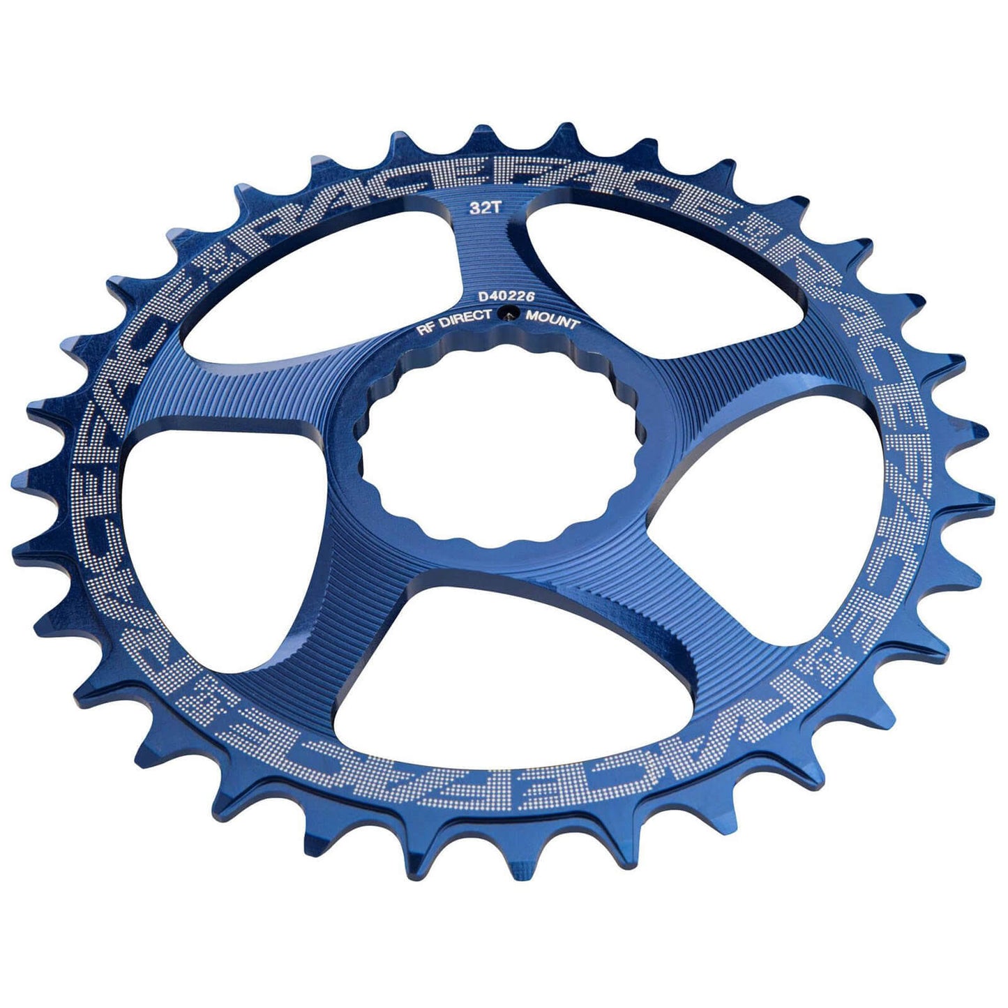 Race Face Narrow Wide Cinch Direct Mount Chainring Blue, 36T