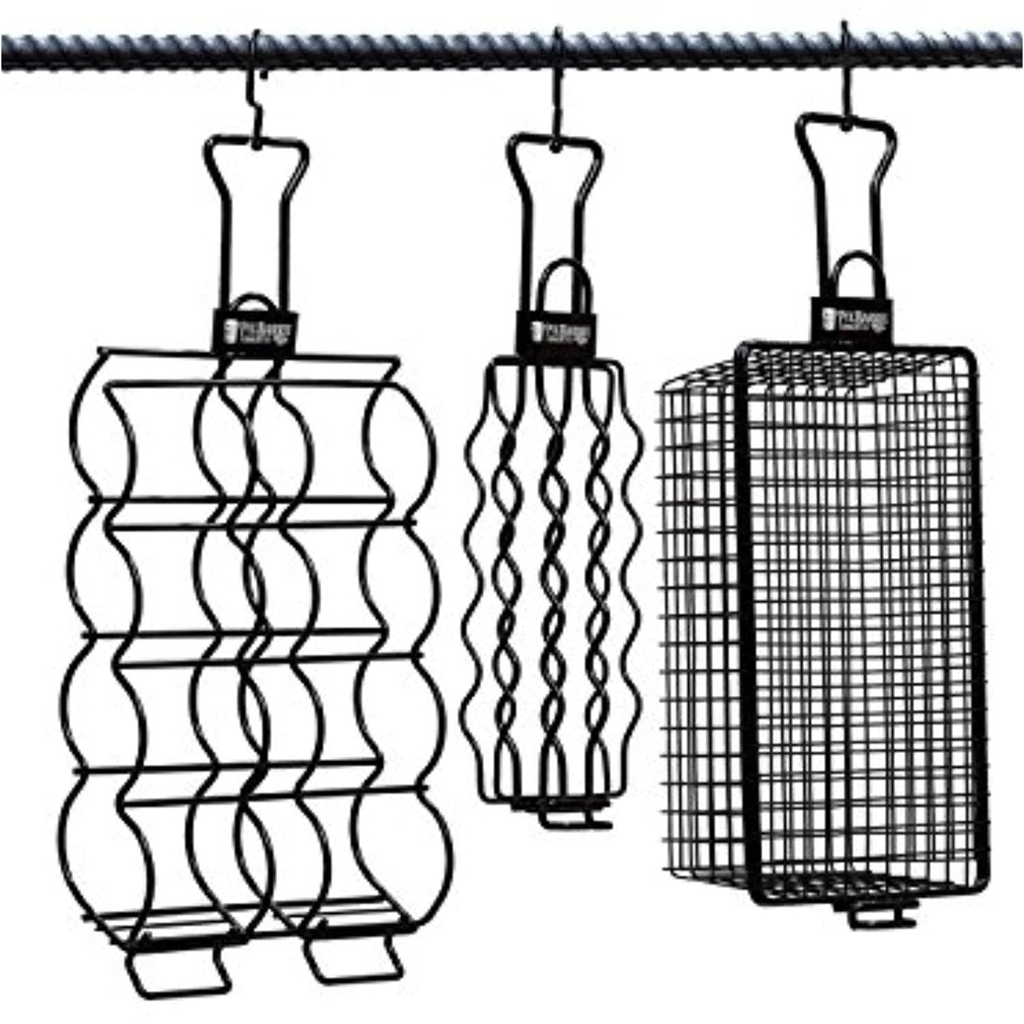 Pit Barrel Cooker AC1014VAL Hanger Grill Basket Set, Black