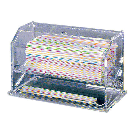 Update International (SD-AC) Acrylic Straw Dispenser