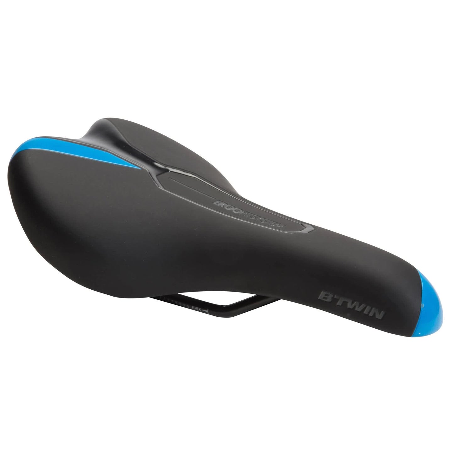 Btwin 500, Comfort Bike Saddle, Adult in Blue