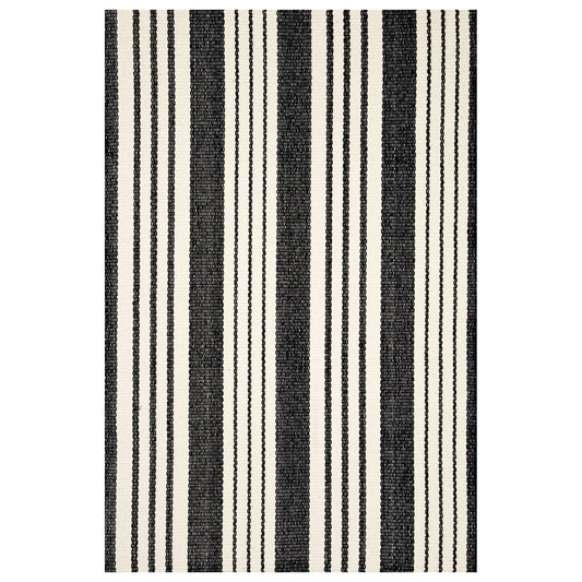 Dash Albert Birmingham Black Indoor/Outdoor Rug 3ft x 5ft