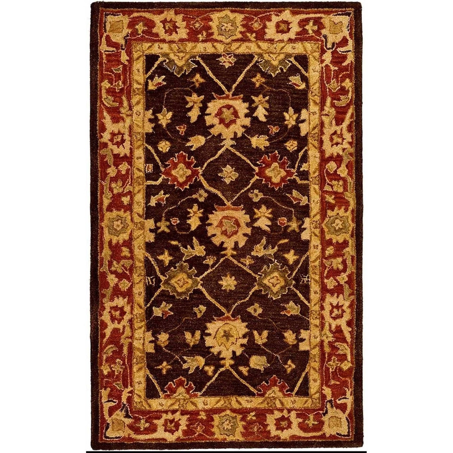 Safavieh Anatolia Area Rug, Olive/Rust  8-ft x 10-ft