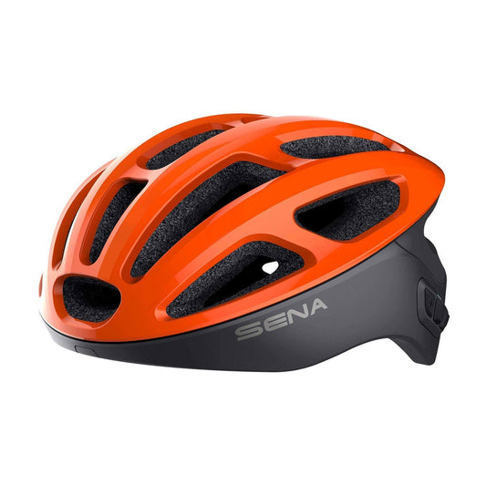 Sena R1 Smart Cycling Helmet Electric Tangerine Large