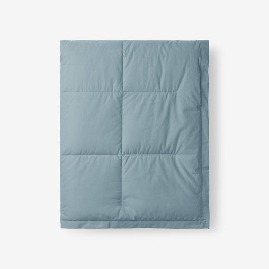 The Company Store Lacrosse Down Sea Mist Cotton Throw Blanket