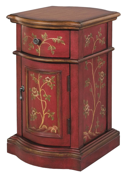 Stein World Reia Red Cabinet