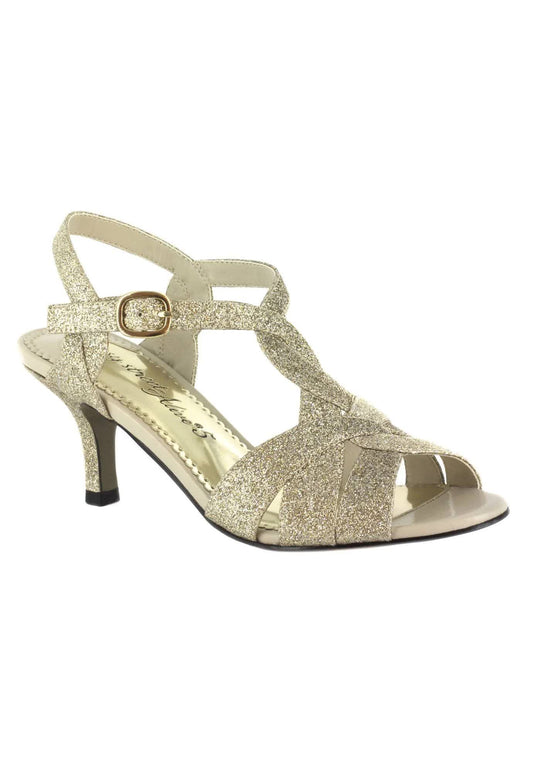 Easy Street Glamorous 7.5 Womens Gold