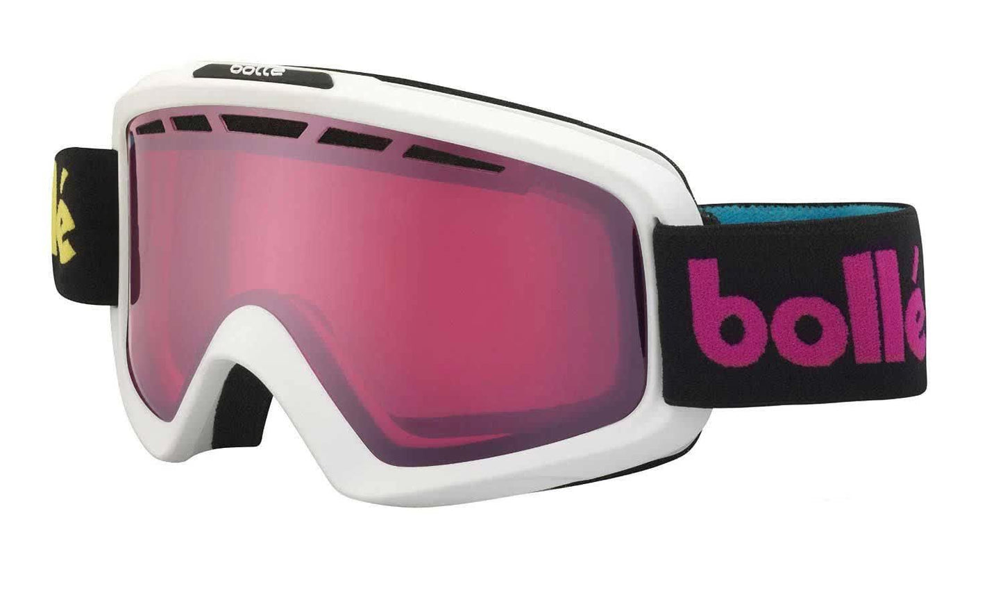 Bolle Nova II Ski Goggle Matte White Retro /Vermillon Gun