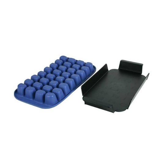 Bar originale Large 32-Hole Silicone Ice Tray with Hard Plastic Carry Case