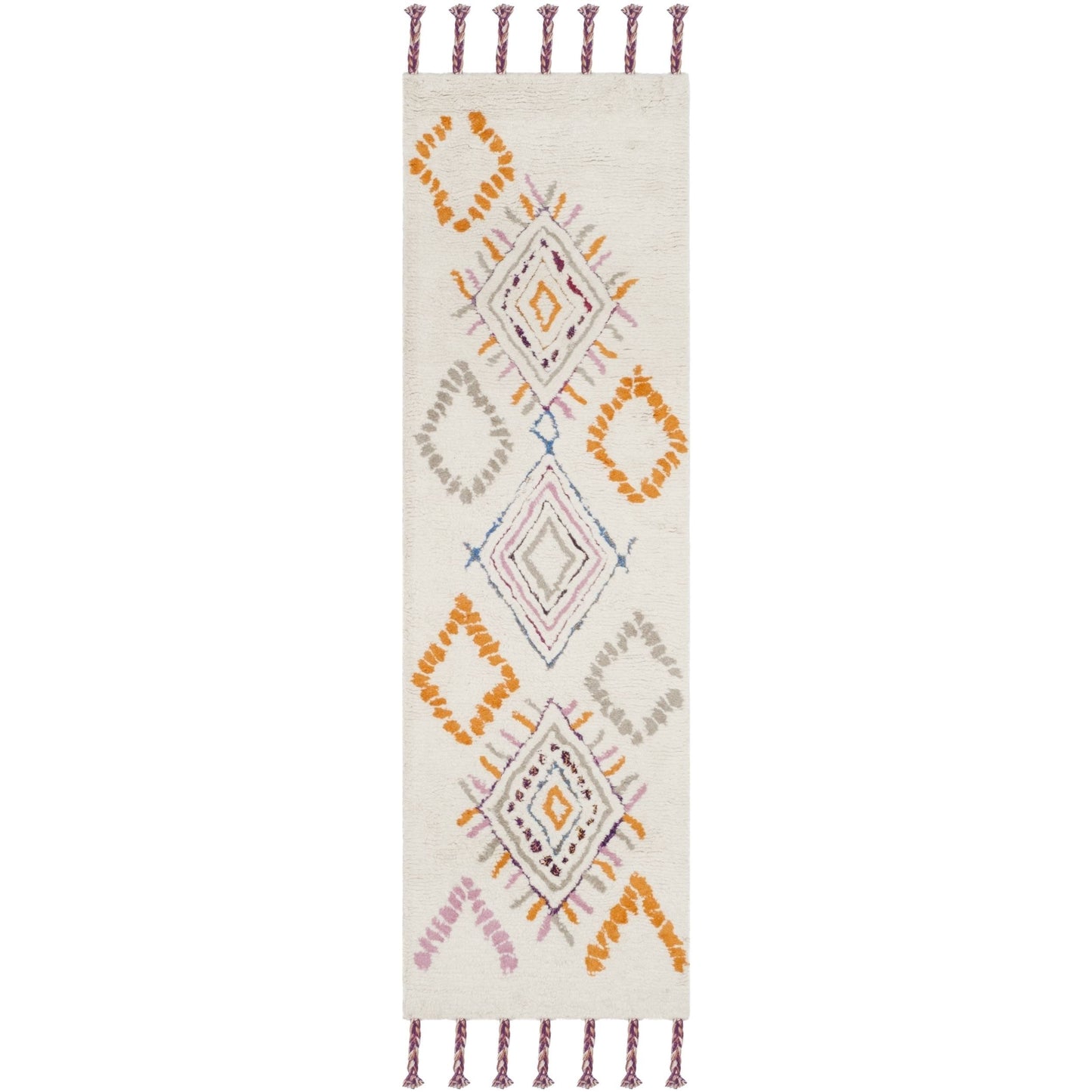 Safavieh Casablanca CSB215A Ivory / Multi Rug 2&-3x22 x 8& Runner