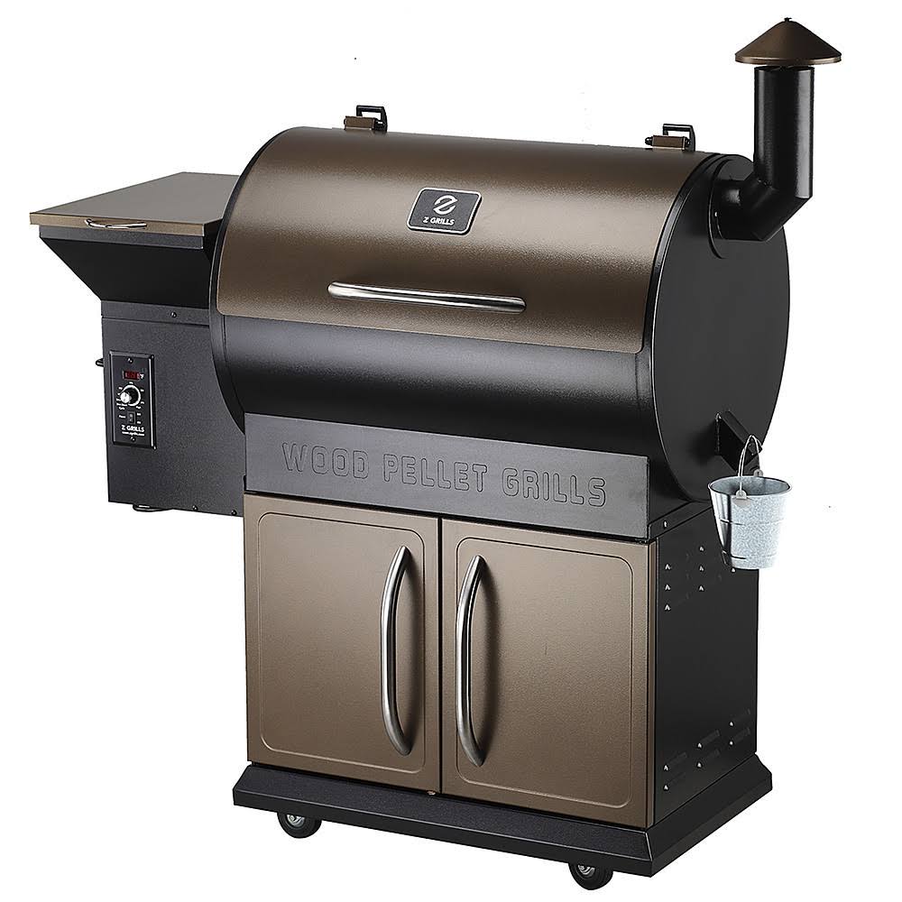 Z Grills 694 Sq in Bronze Pellet Grill and Smoker | ZPG-700D