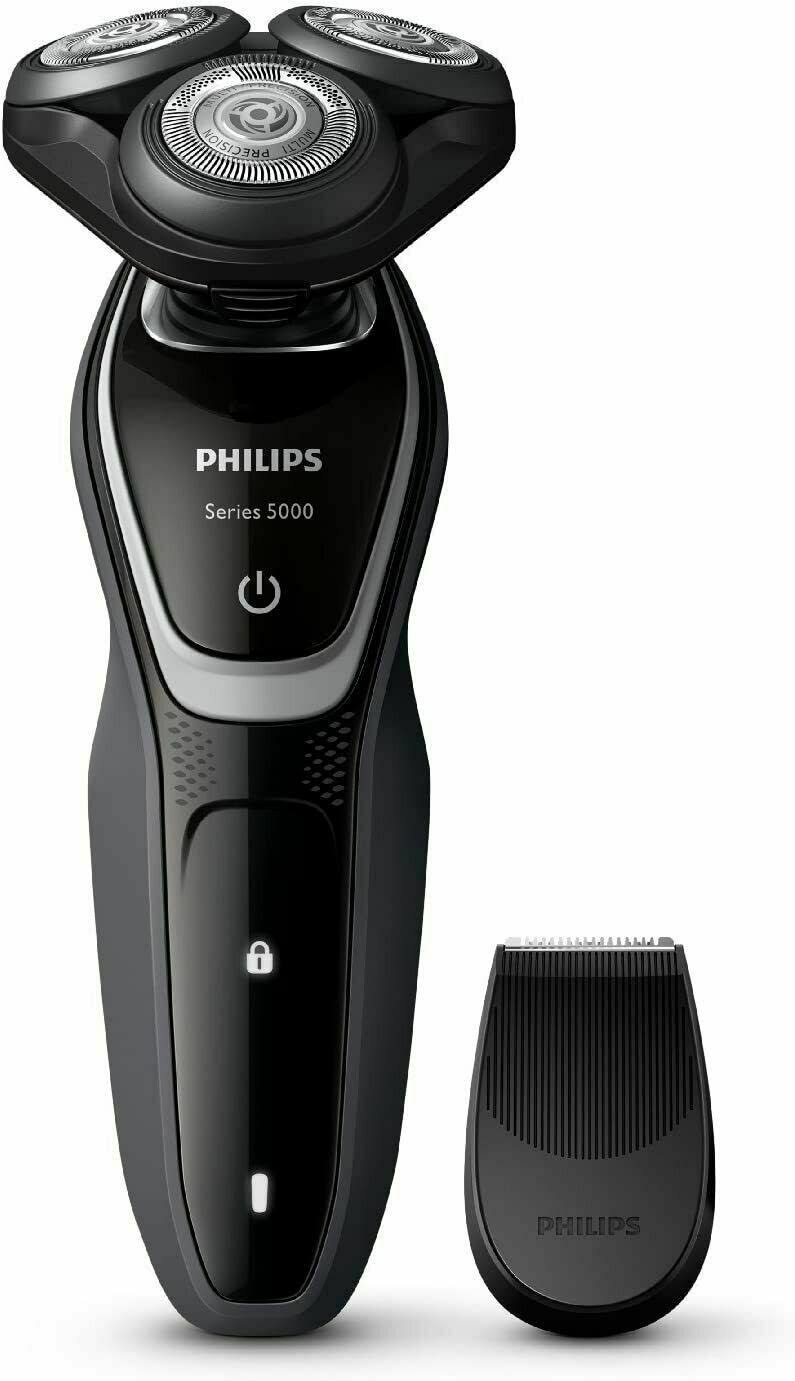 Shaver Philips Series 5000 S5210 Wet and Dry with Trimmer Outliner