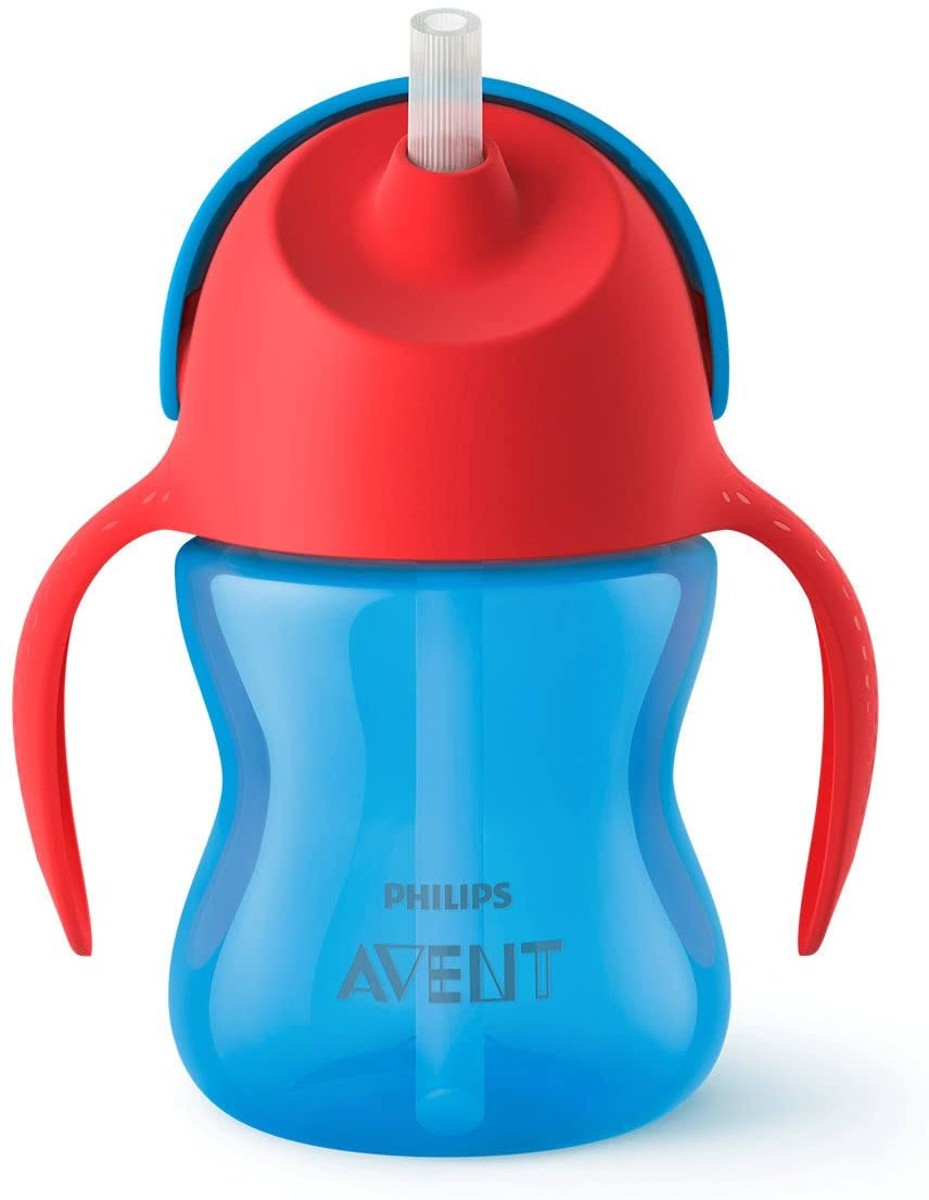 Philips Avent Straw Cup with Handle 9 Months Up, 200ml