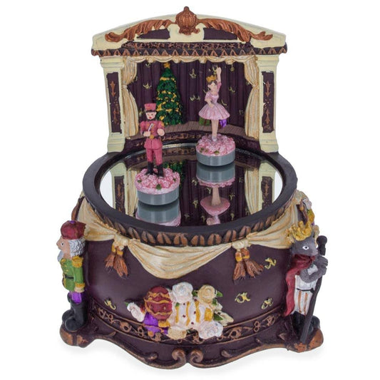 Bestpysanky Nutcracker Dancing with Ballerina Animated Music Box