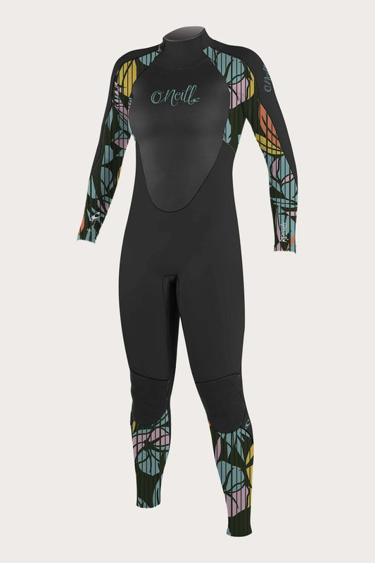 O&Neill Epic 4/3mm Back Zip Full Wetsuit Black, 14