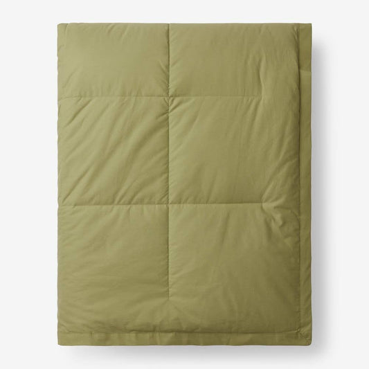 The Company Store Lacrosse Down Fern Green Cotton King Blanket