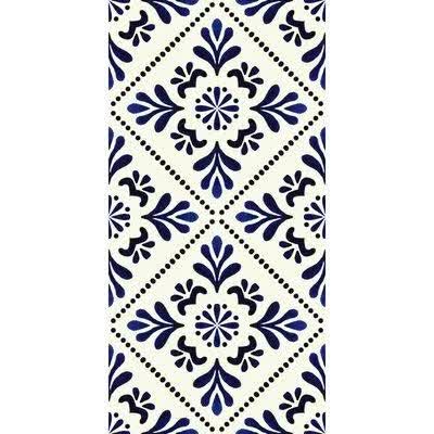 Braydon Frida&s Dream Blue 48x22 L x 24x22 W Paintable Peel and Stick Wallpaper Panel Bungalow Rose Color: Blue/White