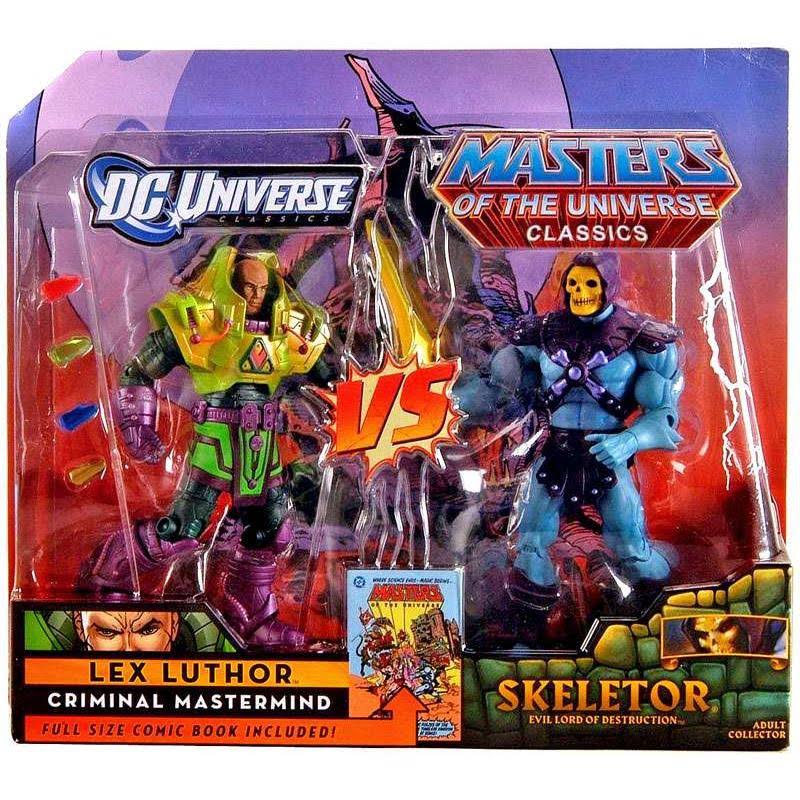 DC Universe Masters of The Classics Exclusive 2Pack Skeletor Vs Lex Luthor