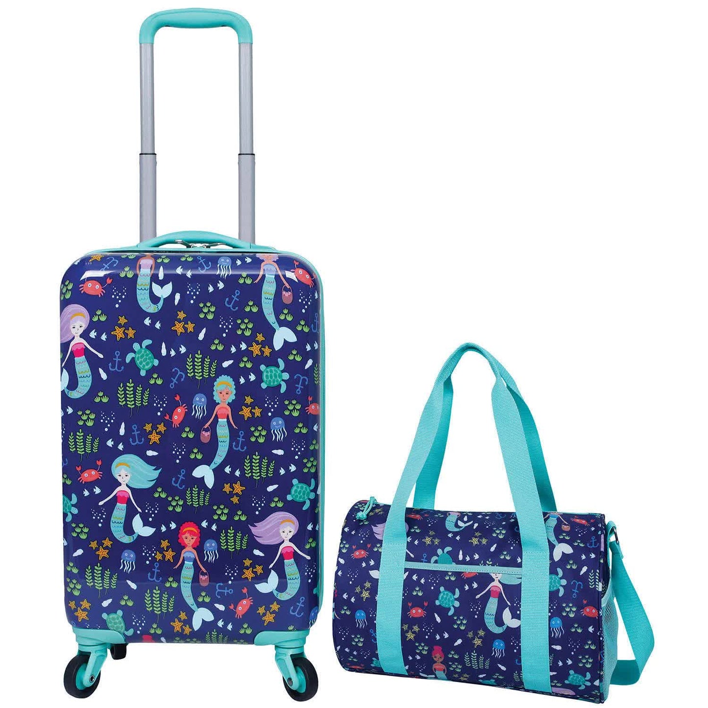 2 Piece Kids Luggage Travel Set - Mermaid