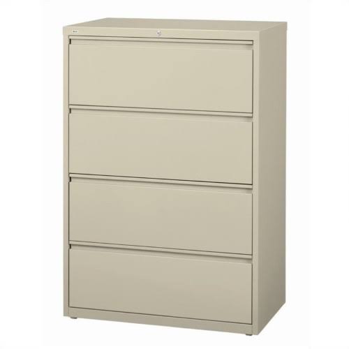 36W 4 Drawer Lateral Metal File Cabinet