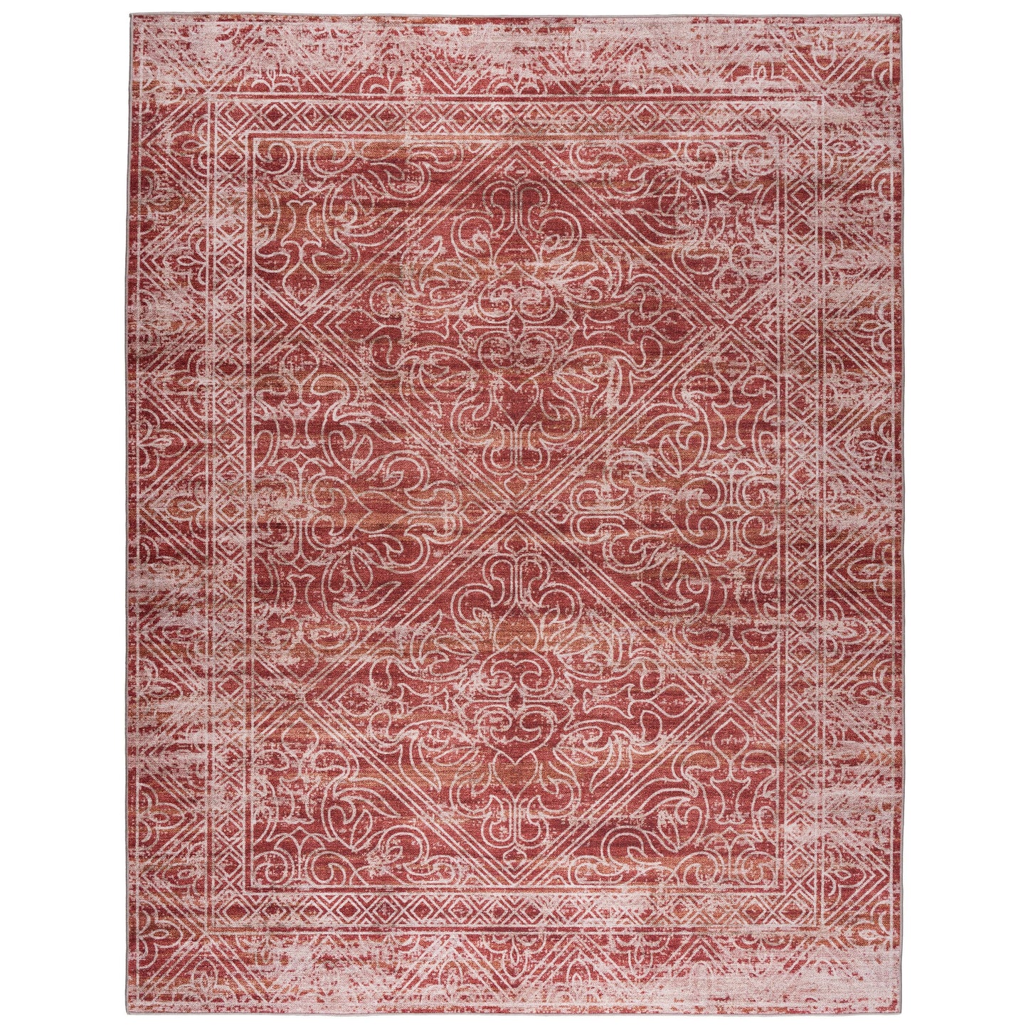 ReaLife Machine Washable -Vintage Border Rug - 3 x 5