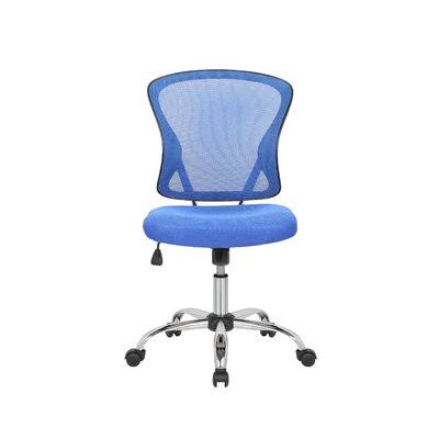 Wobnar Task Chair Zipcode Design Upholstery Color Blue