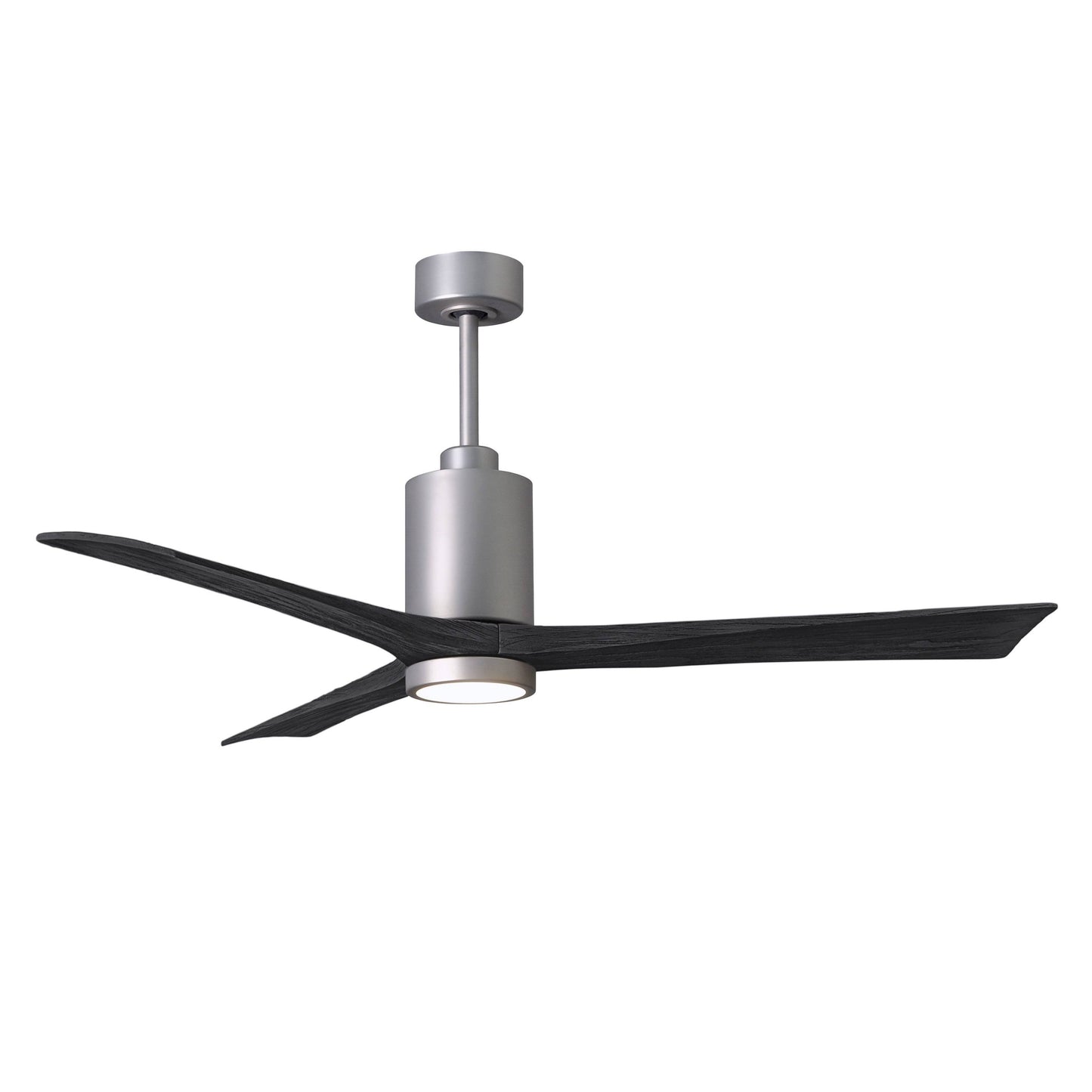 Patricia Ceiling Fan by Matthews Fan Company, Brushed Nickel, PA3-BN-BK-60