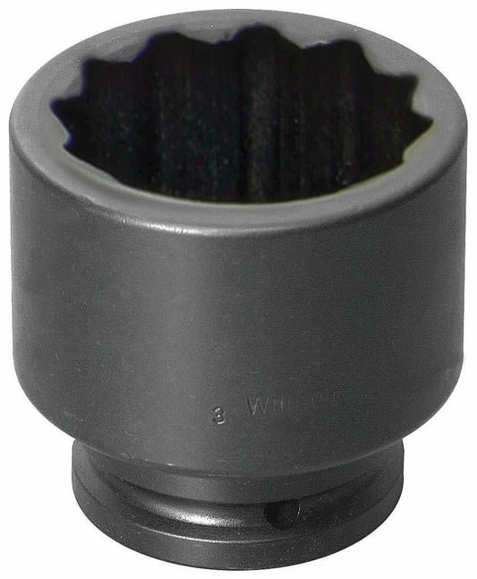 Williams 41158 1-1/2 Drive 1-13/16-Inch Standard Impact Socket, 12 Point