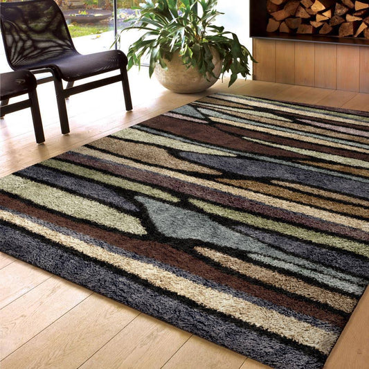 Orian Rugs Shagadelic Plateau Multi-Color - 53