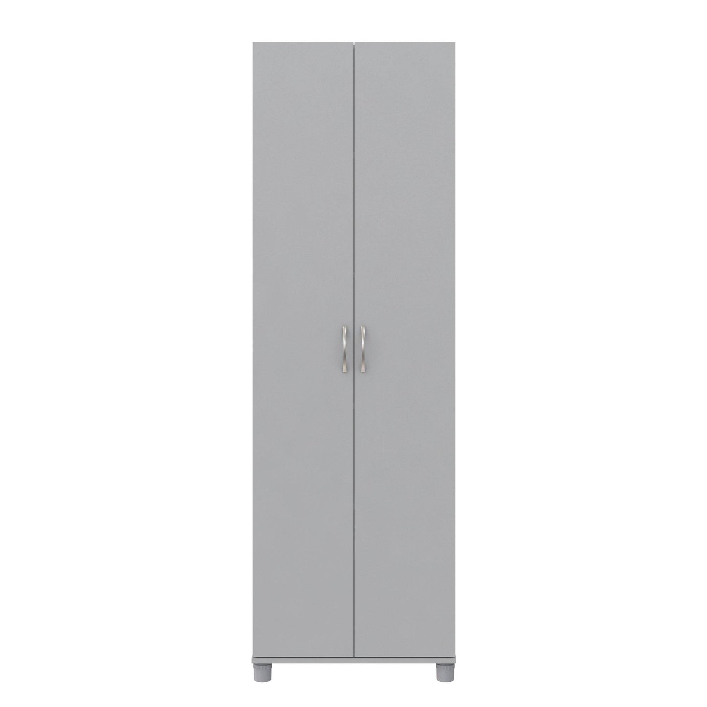 RealRooms Basin 24 inch Storage Cabinet, Kitchen Pantry Organizer, Gray