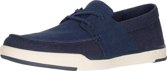 Clarks Step Isle Base Navy Canvas, Mens, Size: 8