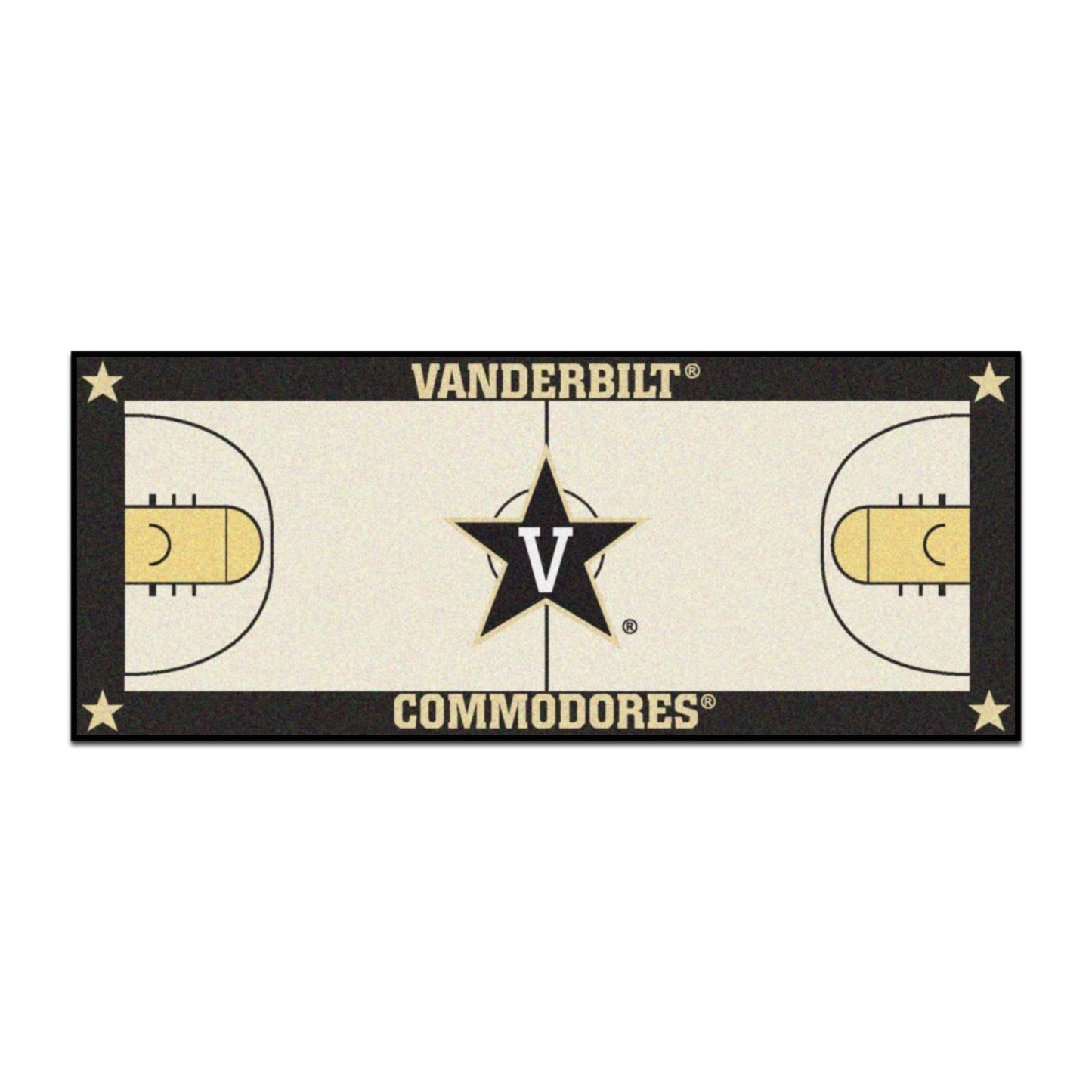 Vanderbilt Basketball Court Runner 30