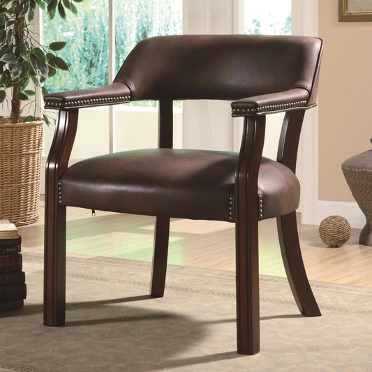 Brown Office Guest Chair - Coaster 513BRN