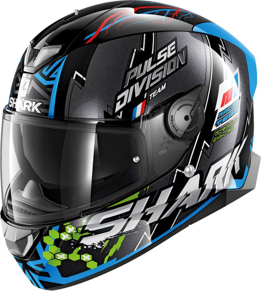 Shark - Helmet Skwal 2.2 Noxxys Black / Blue / Green - Size Xs