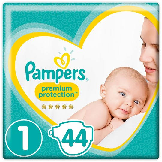 Pampers New Baby Size 1 Essential Pack 44 Nappies