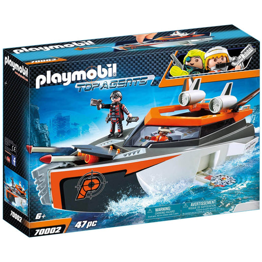 Playmobil 70002 Top Agents Spy Team Turbo Ship