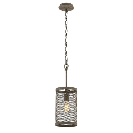 Troy Lighting Village Tavern 1 Light Mini Pendant, Old Tavern Iron - F4844