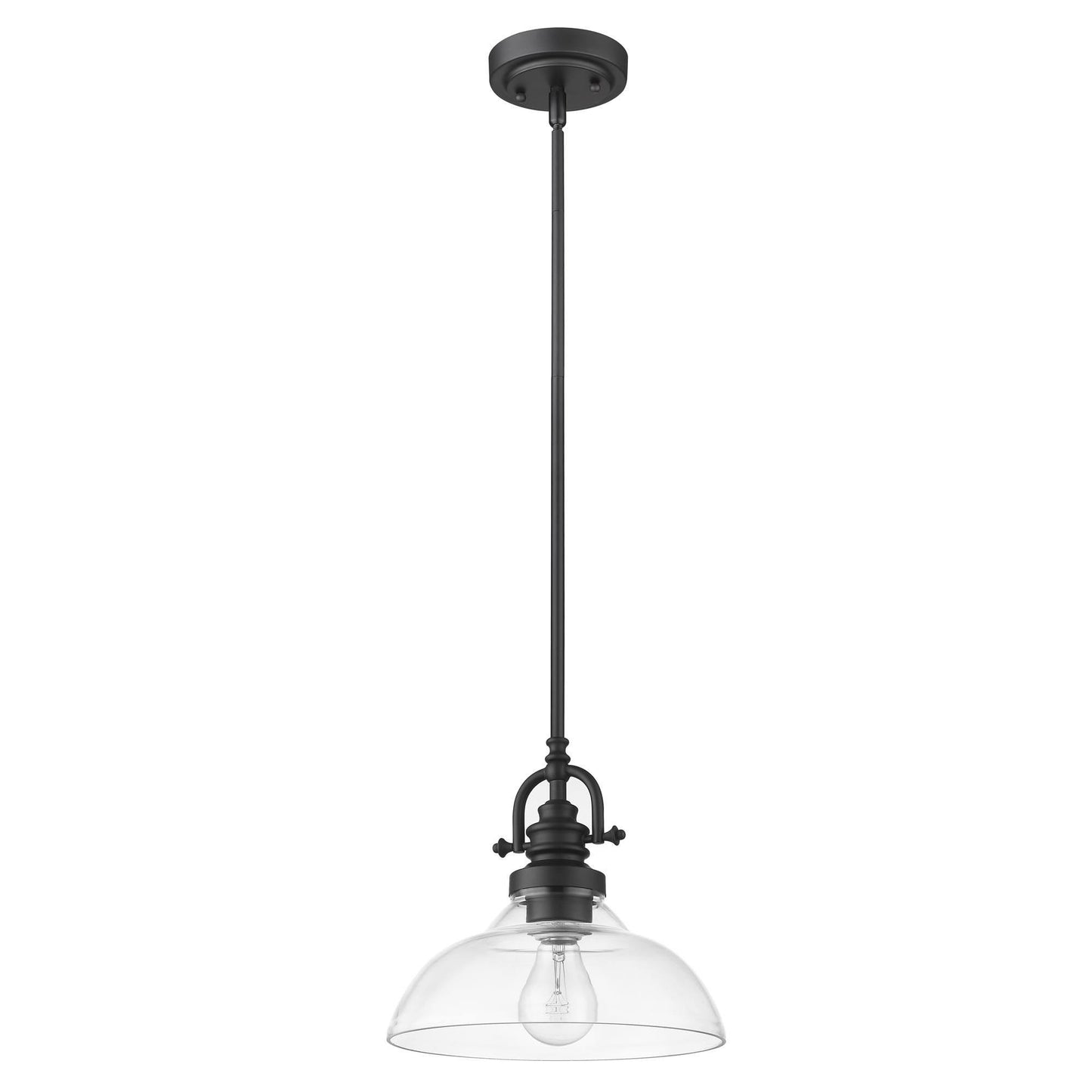 Acclaim Virginia 1-Light Pendant - Matte Black - IN21147BK