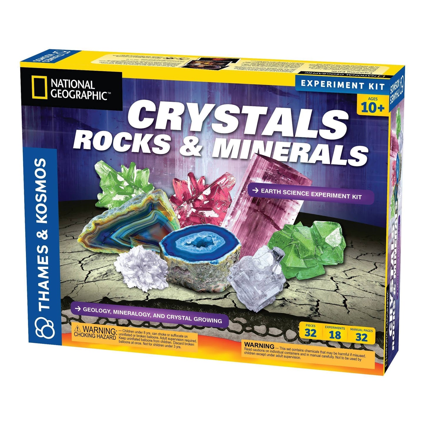 Thames Kosmos Crystals, Rocks Minerals Science Experiment Kit