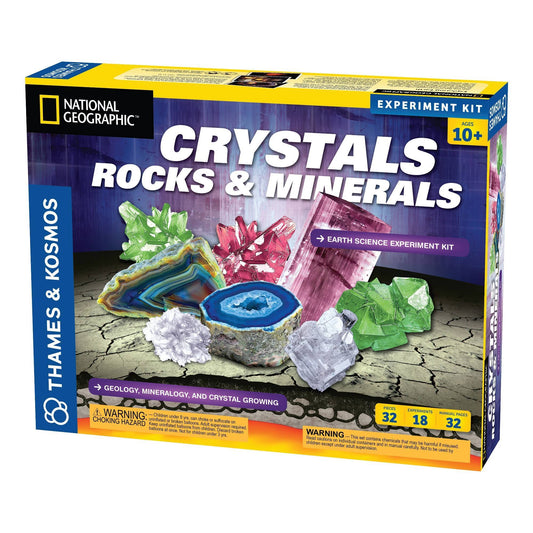 Thames Kosmos Crystals, Rocks Minerals Science Experiment Kit