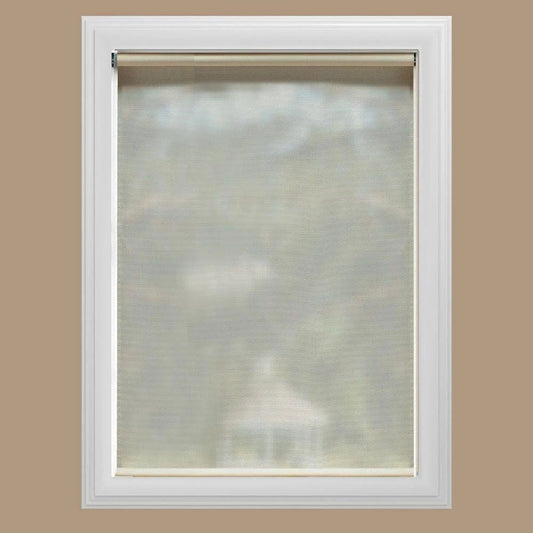 Bali Cut-to-Size Cream Cordless UV Blocking Fade Resistant Roller Shades 64 in. W x 72 in. L, Ivory