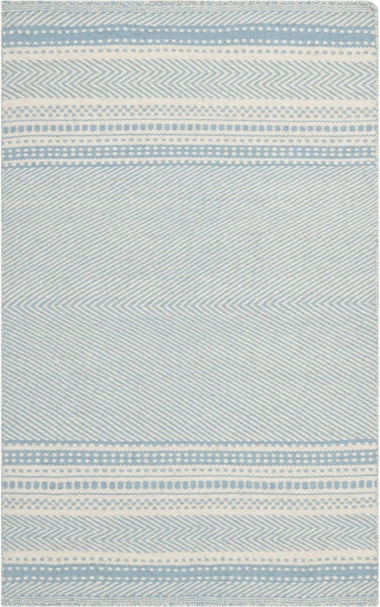 Safavieh Kilim KLM419A Light Blue / Ivory 4 x 6 Area Rug