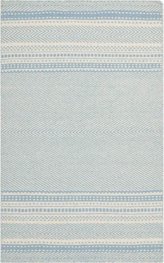 Safavieh Kilim KLM419A Light Blue / Ivory 4 x 6 Area Rug