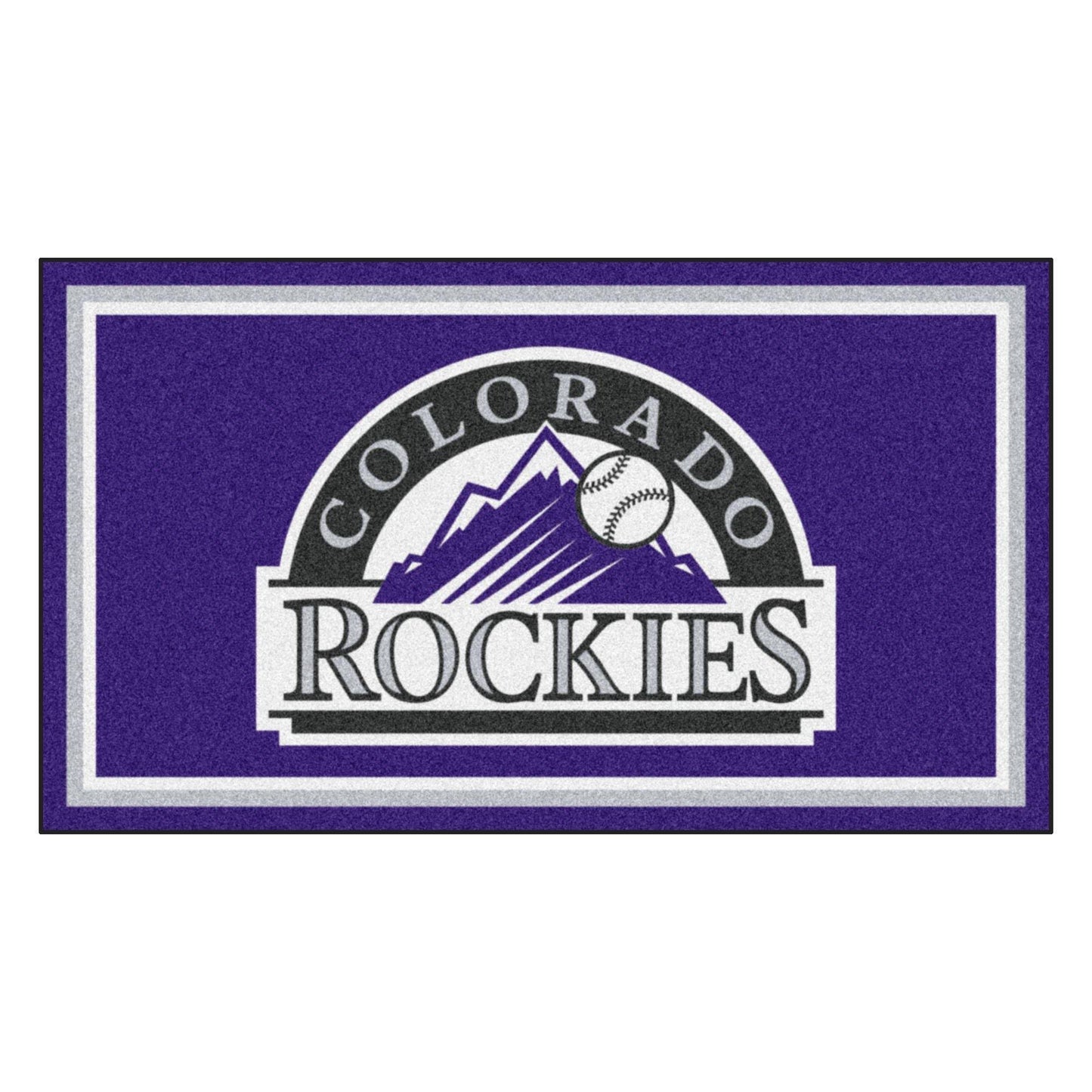 Colorado Rockies Plush Rug - 3x5