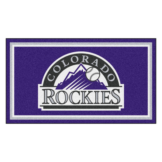 Colorado Rockies Plush Rug - 3x5