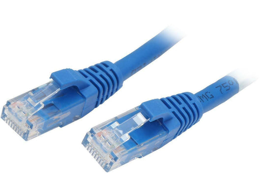 C2G 10ft Cat6 Snagless Unshielded (UTP) Network Patch Cable 50pk Blue