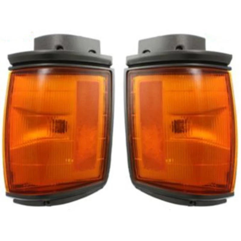 Replacement Corner Light Plastic Lens Amber Lens Driver and Passenger SIDE, 1-Year Unlimited-mileage Warranty SET-18-1431-00