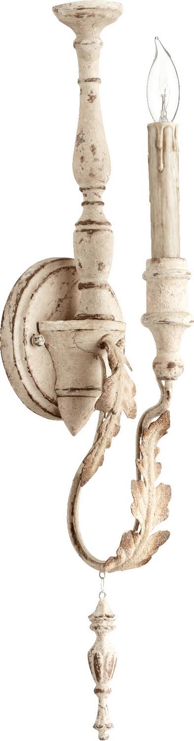 Quorum 5406-1-70 1 Light Salento Persian White Wall Sconce