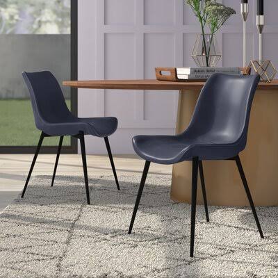 Rylee Upholstered Side Chair Mercury Row Upholstery Color: Blue