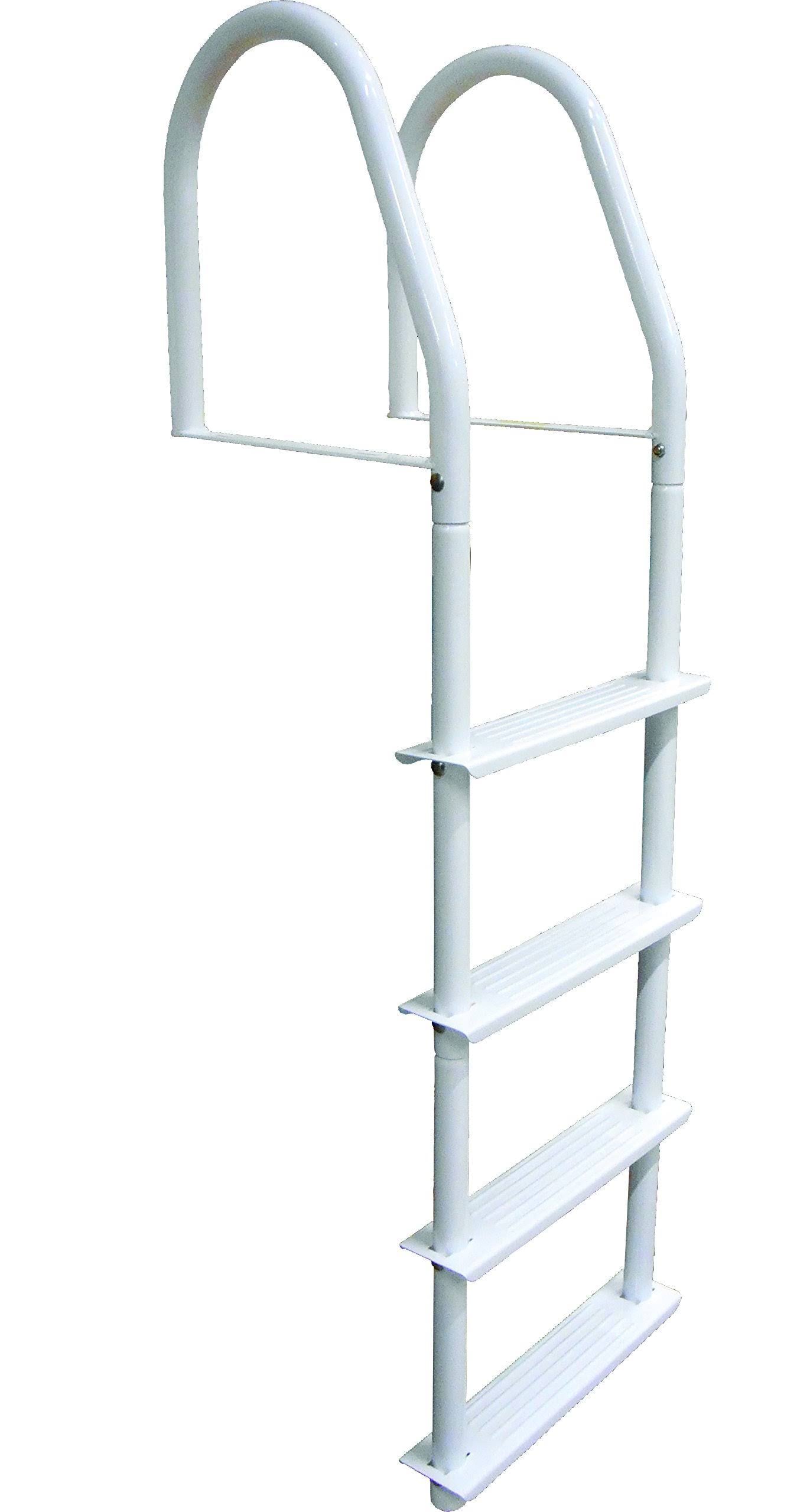 Dock Ladder, 5 Step, Flip Up - Dock Edge