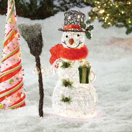 August Grove Snowman Christmas Decoration with Clear Lights